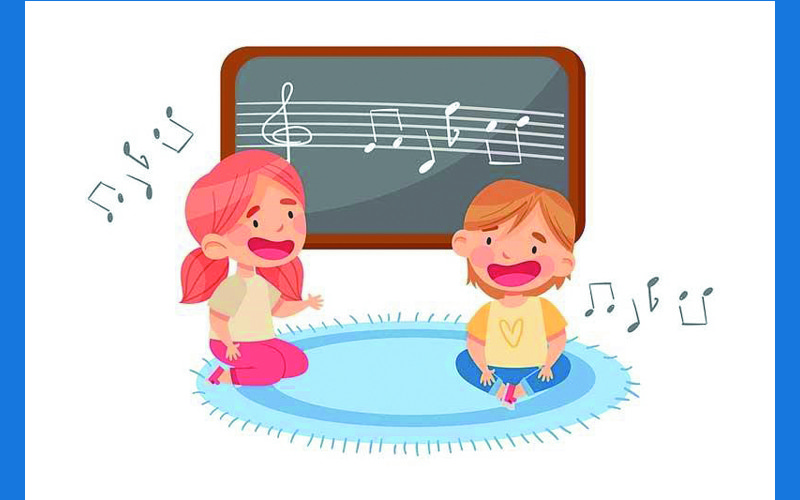 بچه ها به آواز خواندن علاقه دارند. زبان انگلیسی با آهنگ بسیار لذت بخش تر می شود