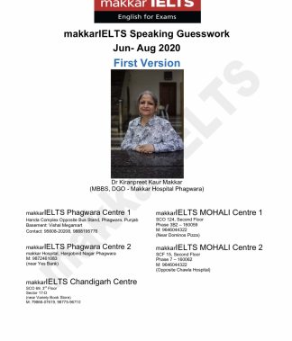 makkar IELTS speaking jan agu 2020